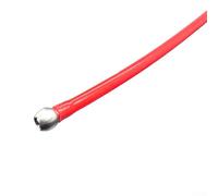 Lance à mousse à neige avec pipette à boule de gravité, tube en silicone pour nettoyeur haute pression, tuyau d'aspiration en acier inoxydable SUS 304 (rouge)