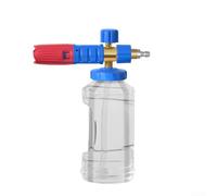 Lance à mousse avec buse réglable et tasse à mesurer pour shampooing, compatible avec K2, K3, K4, K5, K6 (rouge et bleu)