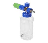Lance à mousse de lavage de voiture avec joint fiable et corps en laiton pour une efficacité de nettoyage améliorée (bleu et vert)