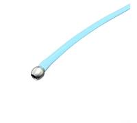 Lance à mousse neige avec pipette à boule de gravité, tube en silicone pour nettoyeur haute pression, tuyau d'aspiration en acier inoxydable SUS 304 (bleu clair)