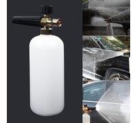 Lance à mousse pour laveuses Kranzle, bouteille de 1 l, adaptateur en laiton, parfaite pour le lavage de voiture et le matériel de nettoyage