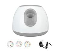 Lance-Balle Automatique pour Chien - Jouet Interactif avec 3 Balles de Tennis Standard, Fonctionnement Sans Fil Intérieur/Extérieur pour Divertir et Exercer Votre Animal | Idéal pour Chiots (Gray)