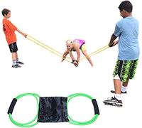 Lance-ballons d'eau Dww - Lanceur de ballons d'eau pour 3 personnes - Pour jeux de plage en plein air - Vert - 1,5 m