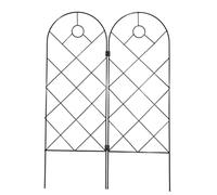 Lance- | Bec en métal empilable pour grimpantes | Support décoratif pour fleurs et variétés pour pots, grille de jardin pour l'intérieur en plein air, cadre de plantation pour V