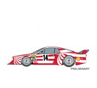 Lance beta Montecarlo Turbo Lance Italie, No.14, Nurburgring 1980 Slot Voiture