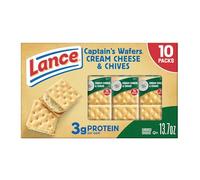Lance Captain's Wafers Lot de 10 paquets de crackers à la crème et 6 sandwichs