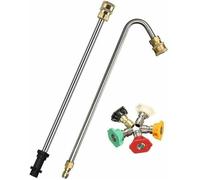 Lance coudée nettoyage châssis gouttières, compatible nettoyeurs haute pression Kärcher K2-K7