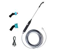 Lance d'Arrosage de Jardin, Manche Télescopique Type-C Pour Pelouse, Accessoire d'Irrigation Étanche pour Pelouse Gazon Légumes Fleurs et Fertilisation