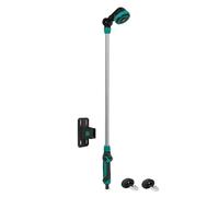 VONROC Lance d'Arrosage Polyvalente - 2 en 1 - Douche et Arrosage - Tête Réglable à 180° - Douche d'Extérieur avec 3 Réglages, Support Mural et Sangles Inclus