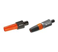 Lance d'Arrosage Grand Débit de Gardena : Lance de Jardin à Grand Débit, 19 mm (3/4") & Lance d'Arrosage et Nettoyage de Gardena : Lance à Jet Réglable en Continu, Aquastop, Protection Antigel