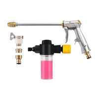 Lance d'arrosage haute pression Nettoyeur auto portable à jets réglables | Nettoyeur Haute Pression Multifonction pour Voiture pour nettoyage extérieur, maison, jardin et détailing