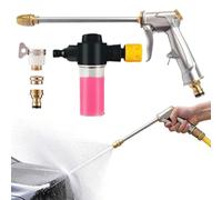 Lance d'arrosage Haute Pression - Pulvérisateur Auto Compact à Jets réglables - Lance Multifonction Haute Pression,pour Le Nettoyage et Detailing du Jardin, de la Maison et