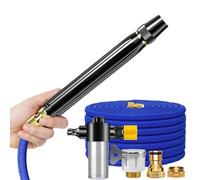 Lance D'arrosage Pour Tuyau D'arrosage Avec Embout Métallique Réglable, Embout De Tuyau Réglable Par Rotation Pour Usage Intensif, Pistolet à Eau Haute Pression Pour Lavage De Voi 15m Telescopic Pipe