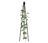 Lance- de jardin - Tour de fleurs verticale - Cadre de support - Support de décoration de cour - Structure obélisque multifonction pour grimpantes, vignes, légumes - Jardin stable