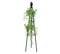 Lance- de Jardin - Tour de Fleurs Verticale - Cadre de Support - Support de décoration de Cour - Structure obélisque Multifonction pour grimpantes, vignes, légumes - Jardin Stable