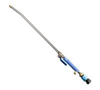 Lance de lavage haute pression TERRE JARDIN pour voiture et mobilier - Acier inoxydable - 77 cm - 2 buses