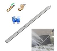 Lance De Nettoyage De Radiateur, Outil De Nettoyage Et De Rinçage De Radiateur 4500 Psi, Buse De Pulvérisation Fine, Nettoyeur Haute Pression en Acier Inoxydable pour Voitures(Set-B,24'')