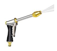 Lance de nettoyage haute pression, buse manuelle réglable à 3 modes, raccord rapide - Lance de tuyau pour nettoyeur haute pression | pour pelouse, cour, terrasse, nettoyage, lavage de voiture