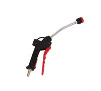 Lance de pulvérisation à mousse en acier inoxydable pour nettoyeur haute pression - Applicateur de mousse neige nébulisée avec sécurité enfant, 37 cm/46 cm double longueur, noir et rouge (37 cm)