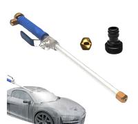 Lance de pulvérisation électrique : pression de 40 pouces, tige de nettoyage, fenêtre transparente, buse de tuyau résistante | Outil de rinçage à portée étendue