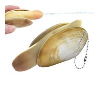 Lance-Eau pour - Jouet de Simulation de Coquillages - Mini Porte-clés Portable - Pistolet à Eau en Silicone - Jeu de Piscine en Plein air - pour fête d'anniversaire en Famille