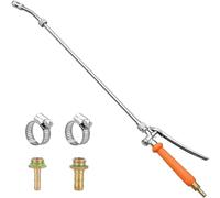 Lance et Buse de Pulvérisation Téléscopique en Acier Inoxydable pour Pulvérisateurs, Accessoires pour Jardinage, Agriculture, Nettoyage, Lavage de Voitures, 1/4 "et 3/8", 2 interfaces