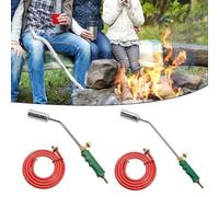 Lance-flammes à interrupteur unique pour poils de porc efficaces pour brûler et tâches extérieures Construction en acier inoxydable (type 35)