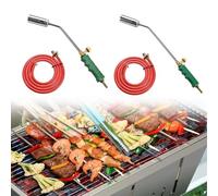 Lance-flammes concentré pour la transformation de la viande et la cuisson en plein air avec commande à bouton unique et buse en acier inoxydable pour flamme de précision (type 30)