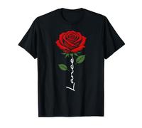 Lance Fleur Rouge Prénom Art pour Hommes Enfants Garçons T-Shirt
