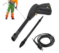 Lance Haute Pression | Lave Voiture Avec Flexible Réglable Et Poignée Ergonomique,Fournitures De Nettoyage À Eau Domestique Pour Véhicules Jardin Sols Allée Cour Patio