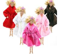 Lance Home® 5 Manteau en Peluche Robes Vêtements et 10 Paires de Chaussures pour Poupée 29cm