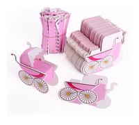 Lance Home® 50 pièces projet de mariage baptême dragées Box Boîtes boîte Décoration de table Bonbon Bonbonnière boîte cadeau mariage décoration Baby Shower Bonbonnière boîte Rose