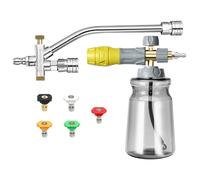 Lance Mousse Pour Nettoyeur Haute Pression, Double Réglable Pour Lavage Auto, Équipement De Lavage Automobile Pour Allée Bardage Toiture Clôture Bateau Extérieur