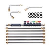 Lance Nettoyeur Haute Pression Kit Perche Télescopique Nettoyage Gouttières