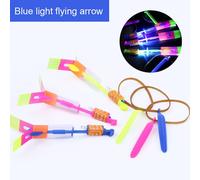 Lance-Pierre Élastique Pour Enfants, 10 Pièces, Flash De Fusée, Lumière Led, Hélicoptère Rotatif, Jouets Volants, Fête De Noël, Cadeaux Pour Enfants