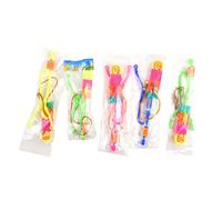 Lance-Pierres Lumineux Et Élastique Pour Enfants, Jeu De Nuit En Plein Air, Flash De Fusée, Lumière Led, Hélicoptère Rotatif, 10 Pièces