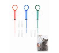 Lance Pilule Chat 3 Pièces Seringue Animaux Embouts Souples Chats Chiens