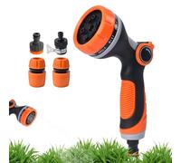 Lance Pour Tuyau Haute Pression,Pulvérisateur Lavage Voiture Usage Intensif - Lance de Nettoyage Anti-Rouille Multifonction pour Trottoirs Terrasses Clôtures Pelouse