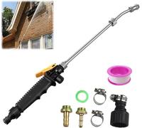 Lance Pulvérisateur,Baguette de Pulvérisation Universelle Réglable de 72 cm,Rechange Universelles en Laiton de 3/8"" et 1/4"",Pour Le Lavage à l'eau de Voiture de Jardin à la Maison