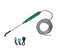 Lance Pulvérisateur Rechargeable - Batterie Rechargeable 2000 mAh 3 Buses Réglables | Électrique pour - pour Pelouse, Extérieur, Massif de Fleurs, Patio, Balcon et Jardinage Longue Portée
