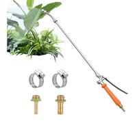 Lance Pulvérisation en Acier Inoxydable, Baguettee D’arrosage Jardin avec ardillon Laiton de 3/8" et 1/4", Baguettee Pulvérisation Universelle Réglable de 73 cm, pour Jardinage, Agriculture, Nettoyage