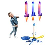 Lance-roquettes Lumineux pour - Lance-roquettes À Pied | Jouet De Fusée Clignotante À Lumière LED | Le Lance-roquettes Lumineux Tire Jusqu'à 100 Pieds | Lanceur De Fusée Légère pour 3+ Vieux G