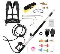 Lance Télescopique Nettoyeur Haute Pression 7,3m, Perche Nettoyage Toiture