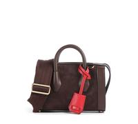 Lancel BCBG Mini Sac bandoulière marron, cuir de vache rugueux, femme