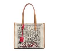 Lancel - Capsule Cabas L Toile - Femme - Sacs - Beige - Taille: ONE Size