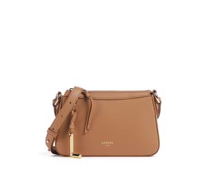 Lancel Faubourg Mini Sac bandoulière marron, cuir de vache grainé, femme
