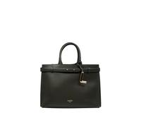 Lancel Faubourg Sac à Main en Cuir de Vachette, Noir, Cabas Élégant avec Doublure Textile, 34 x 23 x 14 cm, Fermeture Magnétique