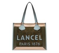 Lancel Cabas Lancel Tote Anim Color Block Mco Kaki Fonce Femme