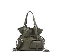 Lancel Premier Flirt M Sac seau olive, cuir de vache grainé, femme