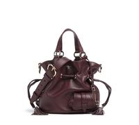 Lancel Premier Flirt S Sac seau lilas, cuir grainé, femme